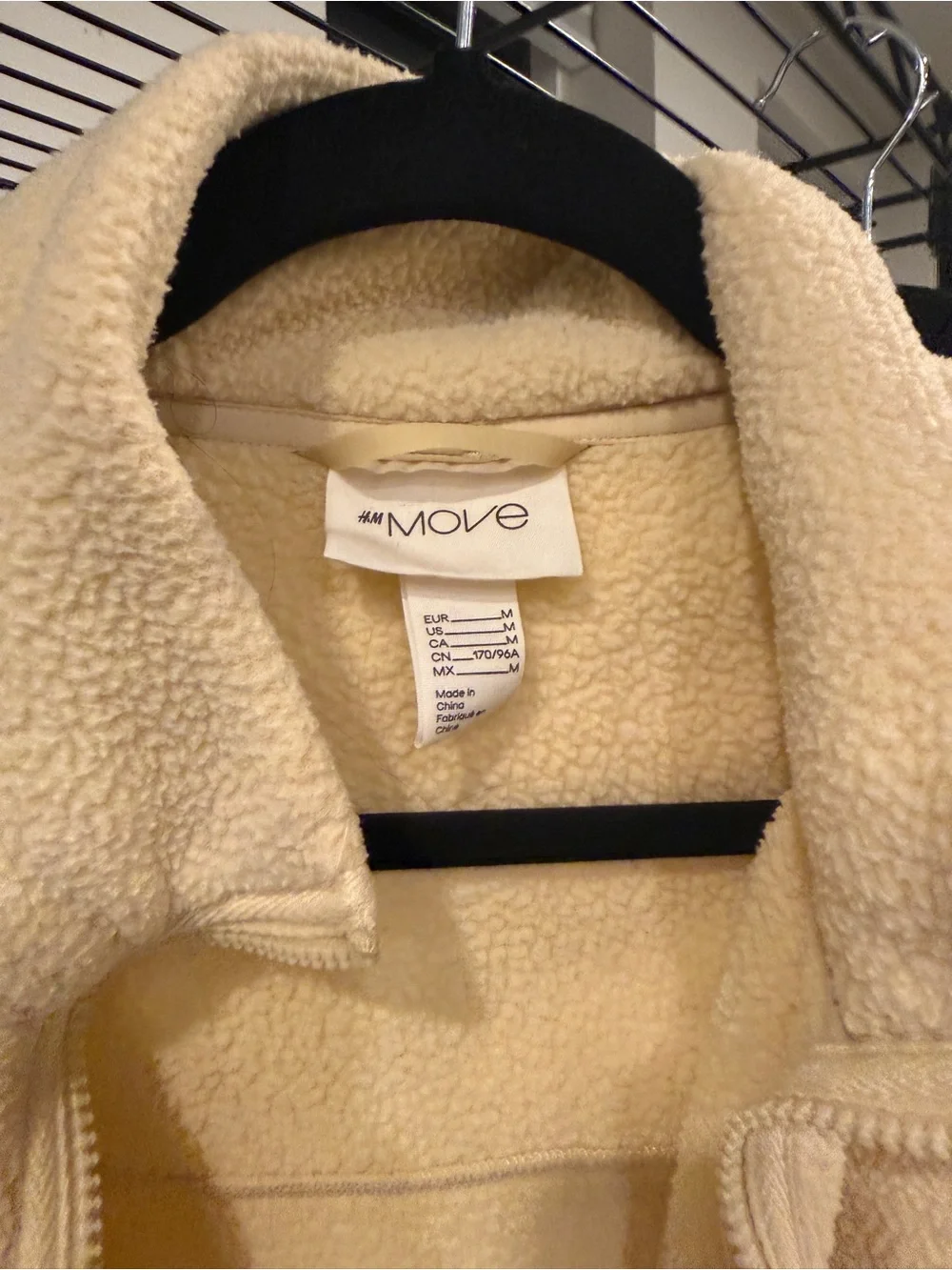 Teddy zip up sweater